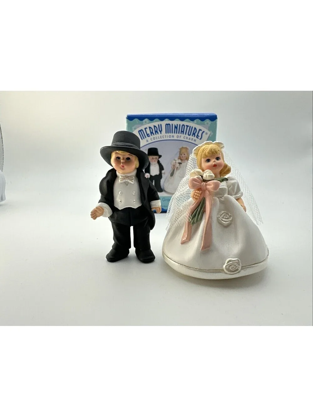 Hallmark - Merry Miniatures - Madame Alexander - Bride and Groom - 1998